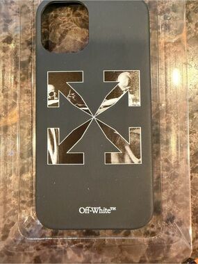 Off-White Black Logo iPhone 12 mini
